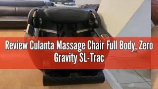 Review Culanta Massage Chair Full Body, Zero Gravity SL-Track Shiatsu Massage Recliner Chair with Bo