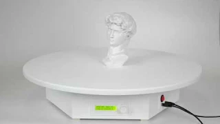 Поворотный стол для предметной съёмки. Обзор и демонстрация работы.
