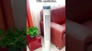 Smart Home Appliance Tuya Wifi Control Bladeless Cooling Tower Fan with Remote Control