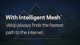 Linksys WHW0303 Velop Tri Band Whole Home Mesh Wi Fi System AC6600 Wi Fi Router  Extender for Seamle