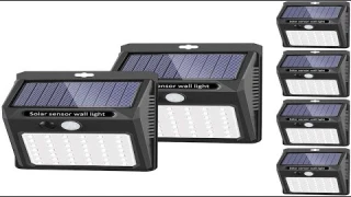 SEZAC Solar Motion Sensor Security Lights Review