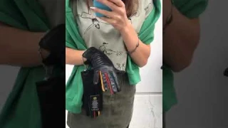 Женские, сексуальные, мягкие, кожаные перчатки, из натуральной кожи 802 шелк 1043 без подклада