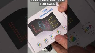 Programmable LED Sign,15''x4'' Pre-Made Animations & Text Scrolling, Bluetooth APP LED Matrix Panel