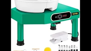 Review VEVOR Pottery Wheel 9.8" LCD Touch Screen Pottery Wheel Forming Machine