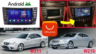AliExpress 7-Inch Touchscreen CarPlay | Android 13 Review for Mercedes W211 & W219