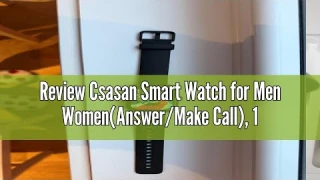 Review Csasan Smart Watch for Men Women(Answer/Make Call), 1.91" HD Screen Smartwatch Heart Rate/Sle