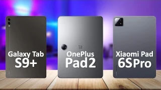 OnePlus Pad 2 VS Samsung Tab S9 Plus VS Xiaomi Pad 6S Pro 12.4