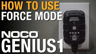 How to use force mode on your NOCO GENIUS1