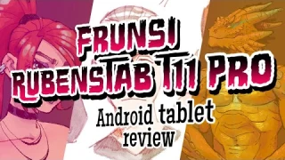My First Portable Drawing Tablet! - Frunsi RubensTab T11 Pro review