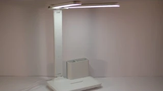 Обзор настольной LED-лампы USB с держателем для телефона и подставкой для ручек