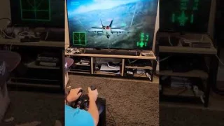 F-18 Post Stall Maneuver using a Flight Stick Ace combat 7