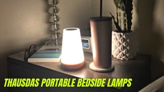 Thausdas Portable Control Bedside Lamps Review & Test | Touch Lamp for Bedroom #shorts