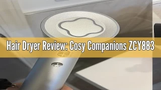 Hair Dryer Review: Cosy Companions ZCY883