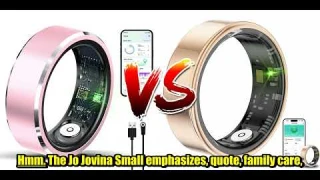 Smart Ring Fitness Tracker VS Jojovenusmall Smart Ring Health Tracker