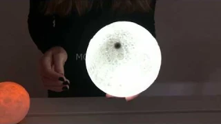 Обзор на лампу Луну | 3D Moon lamp