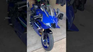 Yamaha R9 stock cold start sound😭🔥