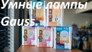Gauss. Умная светодиодная лампа Gauss Smart Home Обзор. Умный свет.