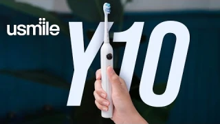 Trên tay bàn chải điện usmile Y10