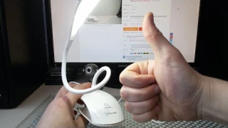 Настольная лампа из Китая с  сенсорным управлением, отличного качества и с тремя режимами.