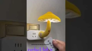 a cute mashroom lamp for children