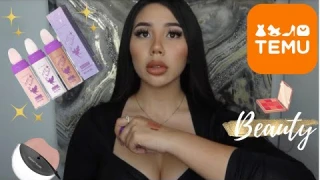 Reviewing/Trying Beauty Products from TEMU 😍✨