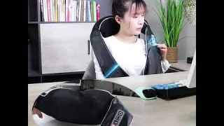 Массажер для шеи и плеч Шиацу с электрическим подогревом FitLife SH-503D
