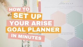 How To Set Up Your Arise Devotional Planner In Minutes