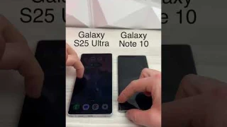 Galaxy S25 Ultra vs Galaxy Note 10 Brightness Test! 🌞 Wait Until the End! 🔥 #Samsung #Tech #Shorts