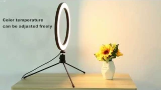 Светодиодный светильник кольцо с настольной подставкой фотографическая лампа usb разъем держателем
