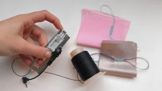 Использование крючков/усиков на лапке для вымётывания петли на машинке.