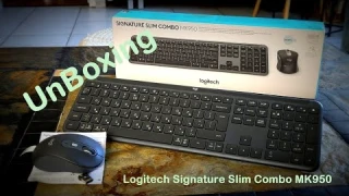 LOGITECH COMBO MK950 UNBOXING  MASTER