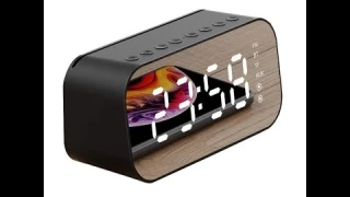 Часы с bluetooth колонкой и радио.