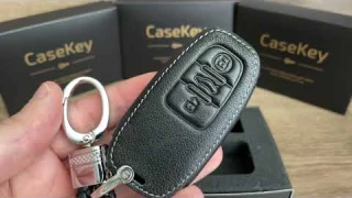 Кожаный чехол для ключа Audi, ключ №3, casekey