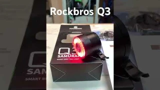 Фонарь задний Rockbros Q3 c датчиком сна и торможения - режим