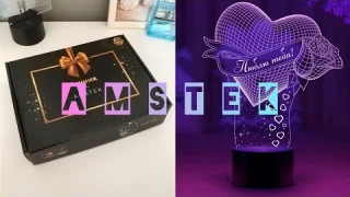 🌛Обзор: 3D Ночник Amstek #1