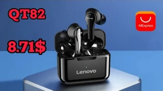 Крутые беспроводные наушники Lenovo QT82 Ture с сенсорным управлением