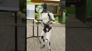 Tesla Robot Breaks a TV