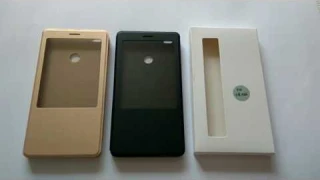 Smart чехол с окном. Чехол книжка для Xiaomi Mi Max, эко кожа PU