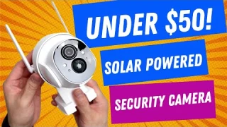 Poyasilon CQ1X Wireless Solar Powered Security Camera // Unboxing and Setup