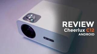 PROYEKTOR 1 JUTAAN BANYAK FITUR !! | REVIEW CHEERLUX C12 ANDROID