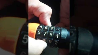 100 %  методика быстрого открывания цифрового  замка. Для тех кто забыл код  для велосипеда.