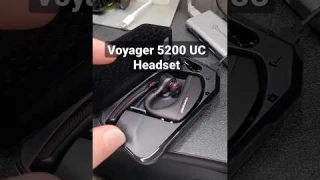 Plantronics Voyager 5200 UC Headset first try