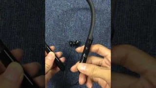 Магнитные беспроводные bluetooth наушники спортивные для бега ipx5 водонепроницаемые шумоподавление