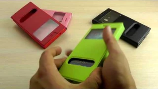 ОБЗОР: Практичный Кожаный Чехол-Книжка для Samsung Galaxy Grand 2 Duos SM-G7102 с Окном