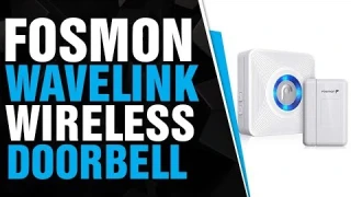 Fosmon WaveLink 51004HOM Wireless Door Open Chime (400 Feet, 52 Tunes, 4 Volume Levels, LE