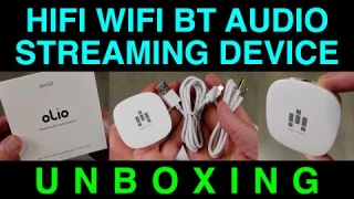 Unboxing IEAST OLIO HiFi Audio Streaming Receiver Device AirPlay Spotify Alexa Tidal WiFi Bluetooth