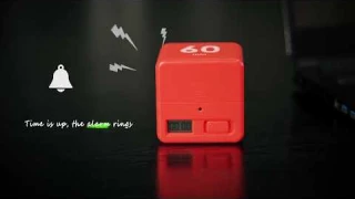 Minthouz Kitchen Timer Management and Countdown Gravity Sensor Flip 15 20 30 60 Minutes Cube Timer
