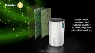 Shark HP102PET Clean Sense Air Purifier for Home, Allergies, Pet Hair, HEPA Filter