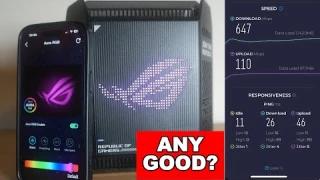 ASUS ROG Rapture AX10000 GT6 Tri-Band Wi-Fi 6 Unboxing, Speed test & Review