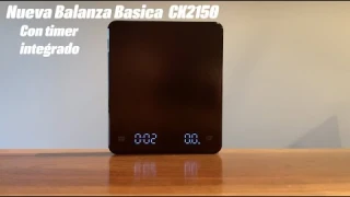 Balanza Barista Digital Cafe Profesional Con Temporizador Led CK2150